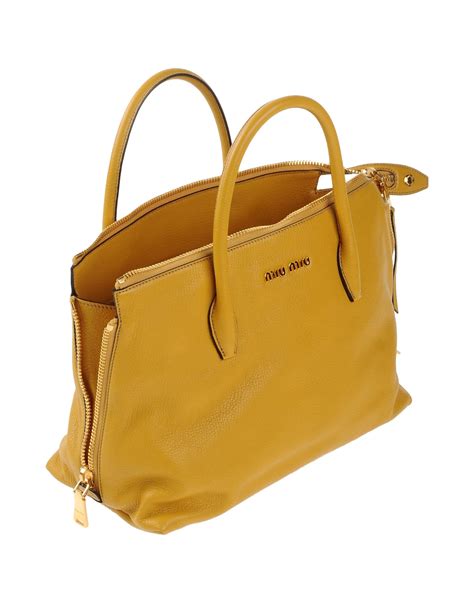 miu miu yellow bag|miu handbags official website.